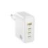 XO CE39 Cargador de Pared - 4 Puertos - 1x USB-C1 67W - 2x USB-C 30W - 1x USB-A 22.5W - Power Delivery - Color Blanco