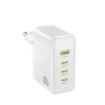 XO CE39 Cargador de Pared - 4 Puertos - 1x USB-C1 67W - 2x USB-C 30W - 1x USB-A 22.5W - Power Delivery - Color Blanco