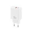 XO CE40 Cargador de Pared - USB-A 20W - USB-C 20W - Power Delivery - Quick Charge - Color Blanco