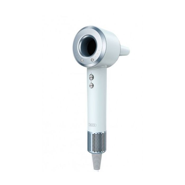 XO CF45 Secador de Pelo Ionico - Velocidad 110.000rpm - 3 Velocidades - Efecto Frio - Boquilla Magnetica - Color Blanco