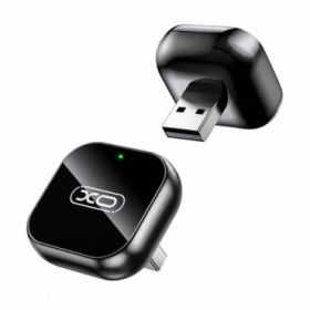 XO CZ026 Conversor CarPlay Inalambrico - USB-A - USB-C - Vinculacion Automatica - Solo iPhone - Conexion Inalambrica - Color Neg