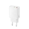 XO L161 Cargador de Pared - USB-A 18W - USB-C 20W - Carga Rapida - ABS - Color Blanco