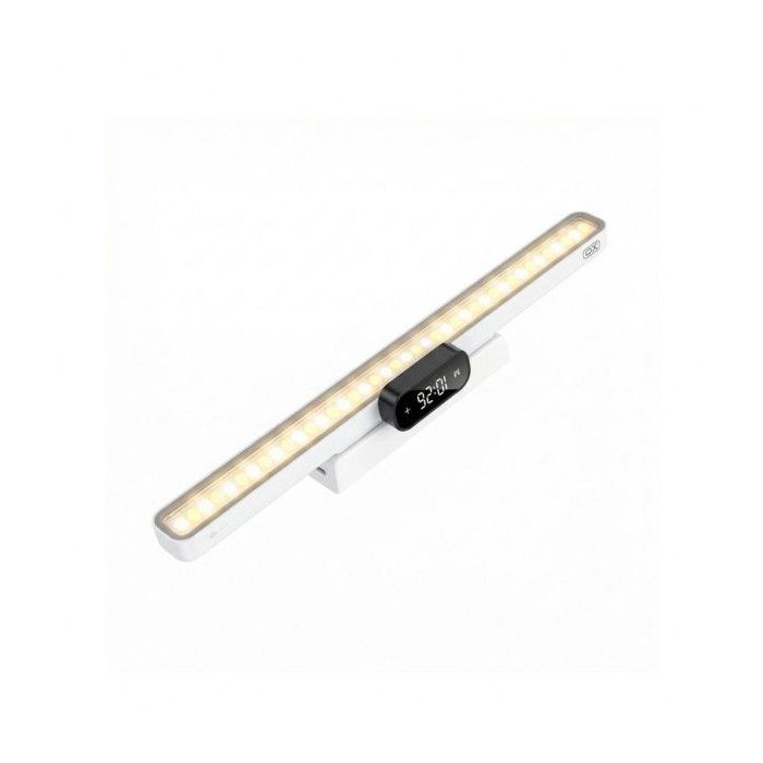 XO OZ18 Lampara de Escritorio Magnetica - Bateria 3600mAh - 3 Temperaturas de Color - 3000K / 4500K / 6500K - Brillo Ajustable -