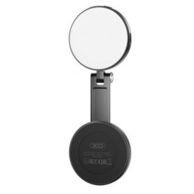 XO SS35 Aro de Luz - 48 LED - MagSafe - 3 Temperaturas de Color - 5000K / 3600K / 2800K - Espejo Integrado - Giratorio - Bateria