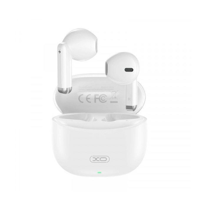 XO X33 Auriculares TWS - Bluetooth 5.3 - Intrauditivos - Estuche 250mAh - ABS y Policarbonato - USB-C - Color Blanco