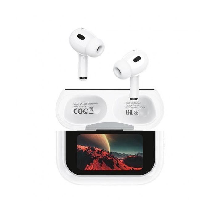 XO X48 Auriculares TWS - Cancelacion de Ruido ANC - Bluetooth 5.4 - Autonomia hasta 24h de Musica - Modo Transparencia - Pantall