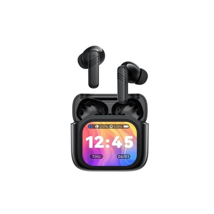 XO X50 Auriculares TWS - Bluetooth 6.0 - Cancelacion de Ruido ANC - Pantalla Tactil - Doble Microfono ENC - Modo Transparencia -