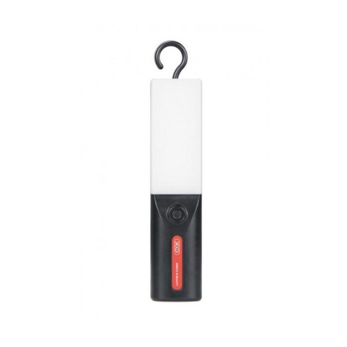 XO YH18 Linterna LED - Carga Solar - 5 Modos de Iluminacion - 3 Intensidades - Iman y Gancho - Color Negro