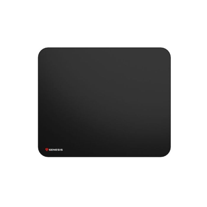 Genesis Carbon 500 Alfombrilla L Logo - 400X330X2.5MM - Superficie de Tela - Base de Goma Antideslizante - Color Negro
