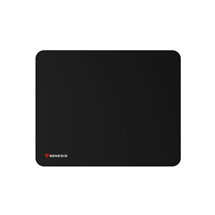 Genesis Carbon 500 Alfombrilla XL Logo - 500X400X2.5MM - Superficie de Tela - Base de Goma Antideslizante - Color Negro
