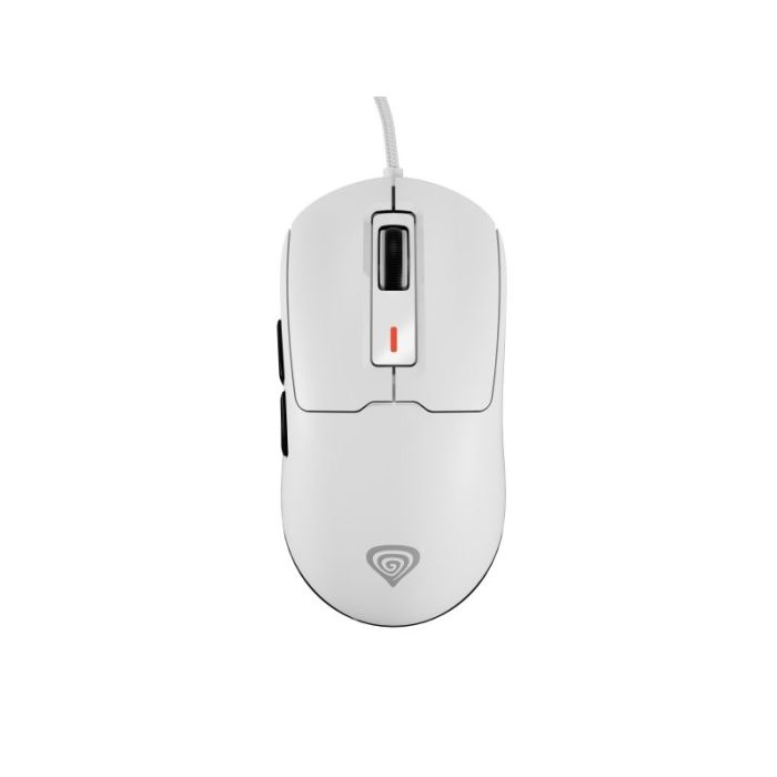 Genesis Krypton 660 Raton Gaming - Sensor Optico 12000 DPI PAW3327 - 6 Botones - USB  - Switches Huano Purple - Color Blanco