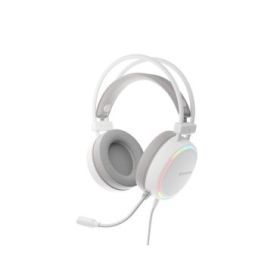 Genesis Neon 613 G2 Auricular Gaming - Altavoz 50mm -  Microfono de Condensador - RGB - Jack 3.5 - Color Blanco