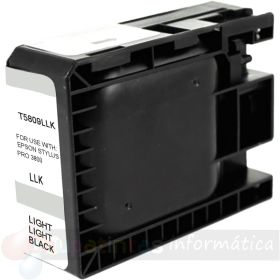 Epson T5809 Negro Light Light Cartucho de Tinta Pigmentada Genérico - Reemplaza C13T580900
