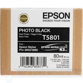 Epson T5801 Negro Foto Cartucho de Tinta Original - C13T580100