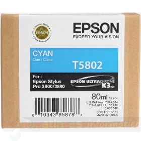 Epson T5802 Cian Cartucho de Tinta Original - C13T580200