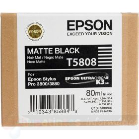 Epson T5808 Negro Mate Cartucho de Tinta Original - C13T580800