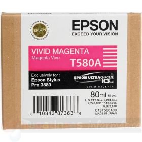 Epson T580A Magenta Vívido Cartucho de Tinta Original - C13T580A00