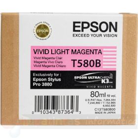 Epson T580B Magenta Light Vívido Cartucho de Tinta Original - C13T580B00