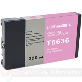 Epson T5636 Magenta Light Cartucho de Tinta Pigmentada Genérico - Reemplaza C13T563600