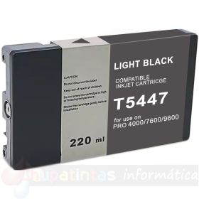 Epson T5447 Negro Light Cartucho de Tinta Pigmentada Genérico - Reemplaza C13T544700