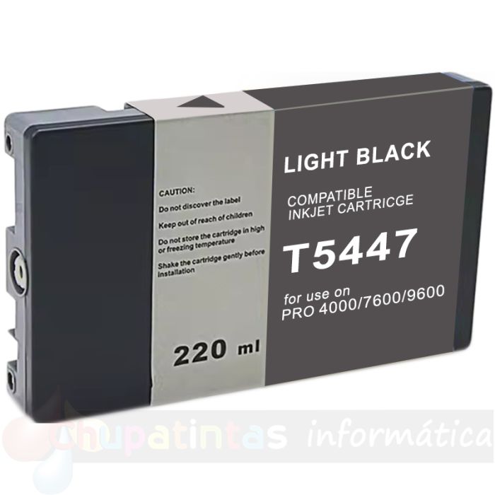 Epson T5447 Negro Light Cartucho de Tinta Pigmentada Genérico - Reemplaza C13T544700