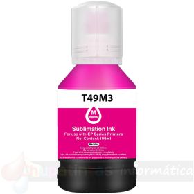 Epson T49M3 Magenta Botella de Tinta para Sublimación Genérica - Reemplaza C13T49M320