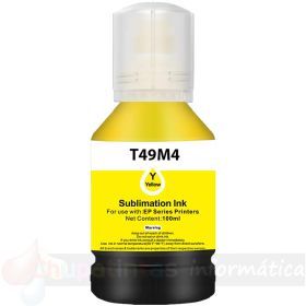 Epson T49M4 Amarillo Botella de Tinta para Sublimación Genérica - Reemplaza C13T49M420