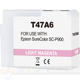 Epson T47A6 Magenta Light Vívido Cartucho de Tinta Pigmentada Genérico - Reemplaza C13T47A600
