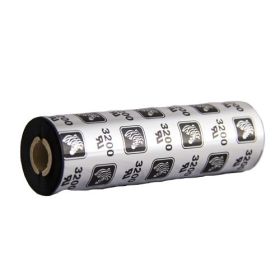 Zebra WAX/Resin 3200 Pack de 12 Cintas de Transferencia Termica Original - Cintas de mezcla Cera/Resina - Nucleo 12.7mm, Ancho 1