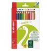 Stabilo GREENtrio  Pack con 12 Lapices de Colores - Mina de 2.5mm - Ideal para el Colegio - Colores Surtidos