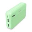 Hama Power Pack Pocket 10 Bateria Externa Powerbank 10000mAh - Compacta - 1x USB-C y 2x USB-A - Color Verde
