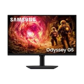 Samsung Odyssey G5 G50F Monitor 27  IPS QHD 180Hz FreeSync G-Sync HDR10 - Respuesta 1ms - Regulable en Altura, Giratorio e Incli