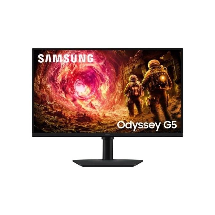 Samsung Odyssey G5 G50F Monitor 27  IPS QHD 180Hz FreeSync G-Sync HDR10 - Respuesta 1ms - Regulable en Altura, Giratorio e Incli