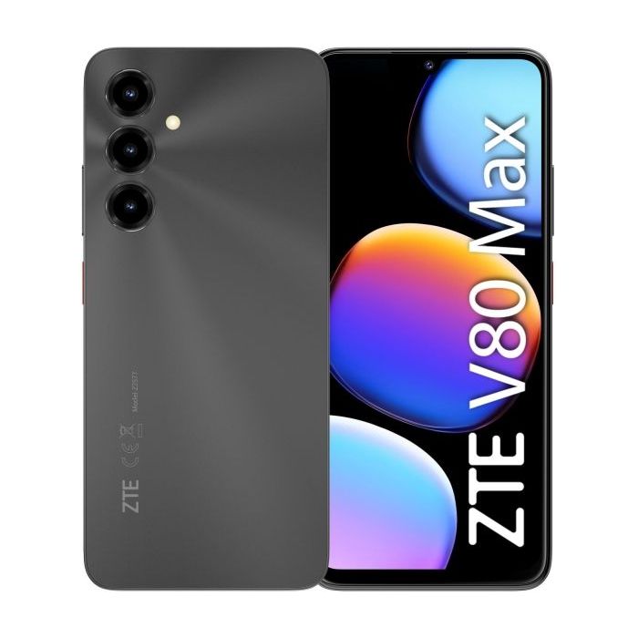ZTE Blade V80 Max Smartphone Pantalla 6,9  - 4 GB - 256 GB - 120 Hz - Camara 50 MP -  Bateria 6000 mAh - Color Negro