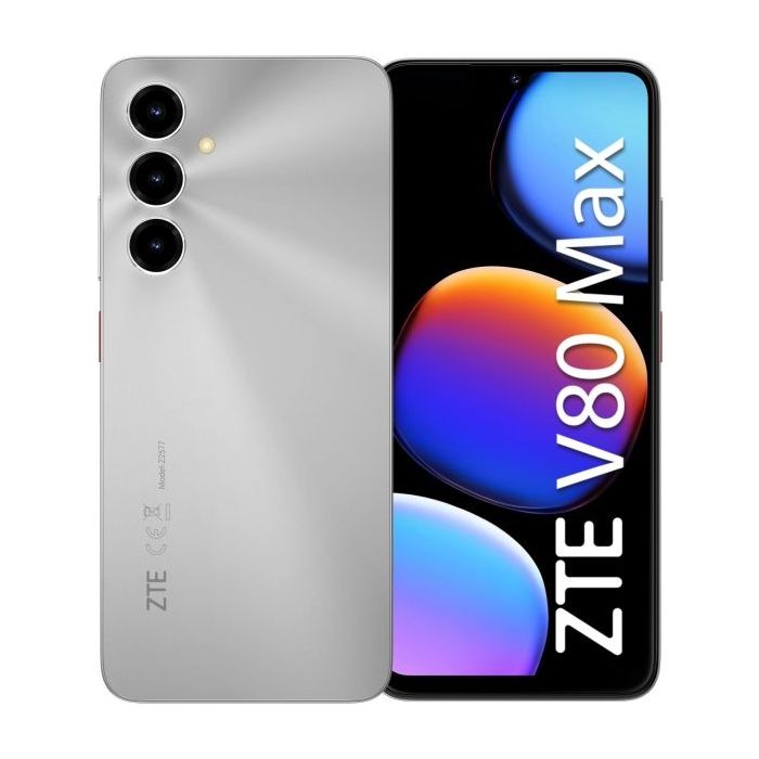ZTE Blade V80 Max Smartphone Pantalla 6,9  - 4 GB - 128 GB - 120 Hz - Camara 50 MP -  Bateria 6000 mAh - Color Plata