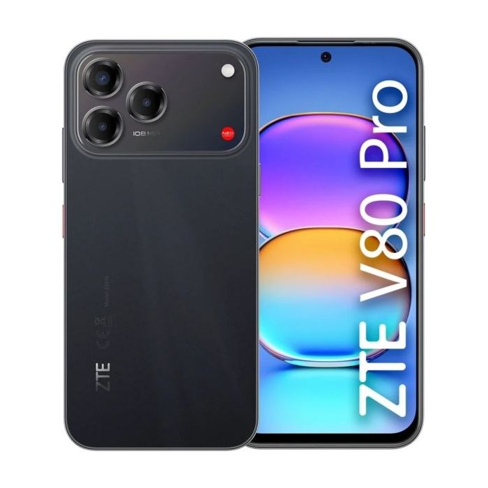 ZTE Blade V80 Pro Smartphone Pantalla 6,7  - 8 GB - 256 GB - 120 Hz - Camara 108 MP -  Bateria 5000 mAh - Color Negro