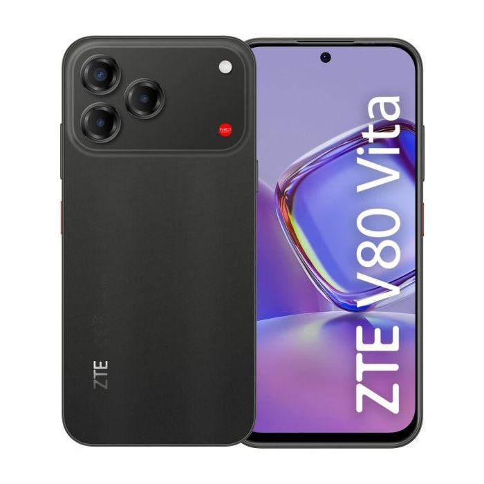 ZTE Blade V80 Vita Smartphone Pantalla 6,75  - 4 GB RAM - 256 GB - 120 Hz - Camara 50 MP -  Bateria 5000 mAh - Color Negro