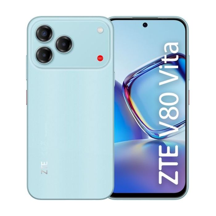ZTE Blade V80 Vita Smartphone Pantalla 6,75  - 4 GB RAM - 256 GB - 120 Hz - Camara 50 MP -  Bateria 5000 mAh - Color Azul