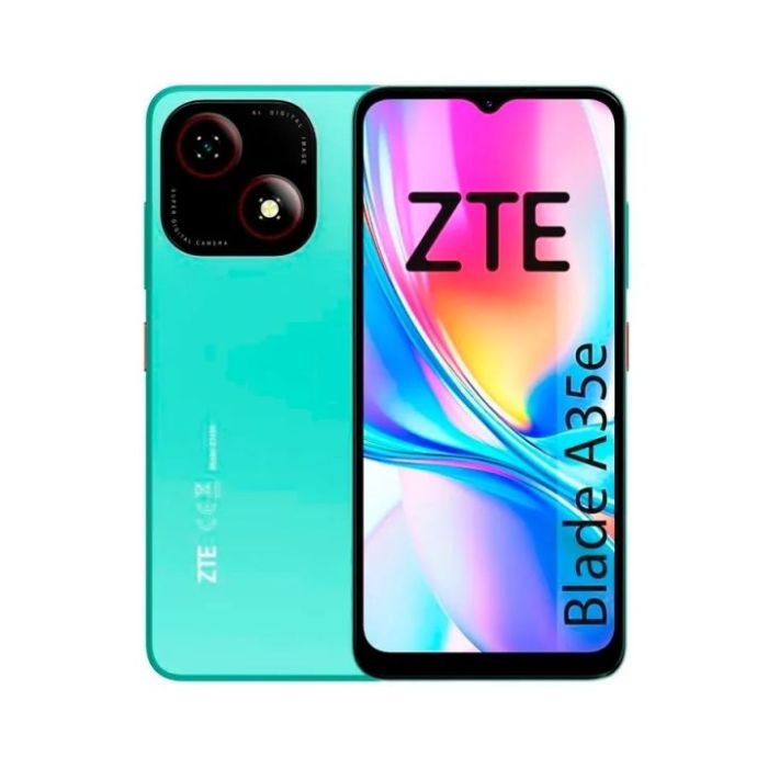 ZTE Blade A35e Smartphone Pantalla 6,52  - 2+2GB RAM - 64 GB - Bateria 5000 mAh - Color Verde