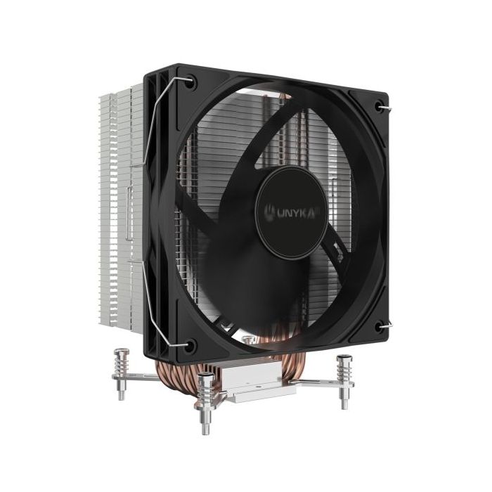 Unykach Unycool H61 Disipador CPU - Multisocket Universal - Ventilador 120mm - Color Negro