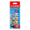Stabilo Boss Mini Patrulla Canina Pack de 6 Marcadores Fluorescentes con Diseños de la Patrulla Canina - Trazo entre 2 y 5mm - T