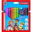 Stabilo Cappi Patrulla Canina Pack con 12 Rotuladores - Trazo de 1mm aprox. - Anilla en el Tapon - Incluye Insignia de Chase - C