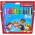 Stabilo Power Patrulla Canina Pack con 18 Rotuladores con Diseños de la Patrulla Canina - Punta Media de 2mm - Tinta Lavable - C