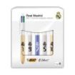 Bic 4 Colours Ed. Lujo Real Madrid CF Pack con 5 Boligrafos de Bola Retractil - 5 Diseños Diferentes - Punta Media de 1.0mm
