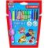 Stabilo Trio A-Z Patrulla Canina Pack de 12 Rotuladores con Diseños de la Patrulla Canina - Punta Fina de Fibra - Trazo 0.7mm -