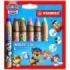 Stabilo Woody 3 en 1 Patrulla Canina Pack de 8 Lapices de Colores con Diseños de la Patrulla Canina + Sacapuntas - Lapiz de Colo