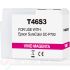 Epson T46S3 Magenta Vivido Cartucho de Tinta Pigmentada Genérico - Reemplaza C13T46S300
