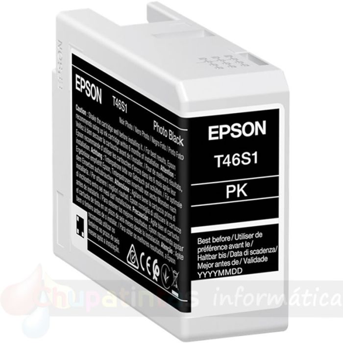 Epson T46S1 Negro Foto Cartucho de Tinta Original - C13T46S100-2