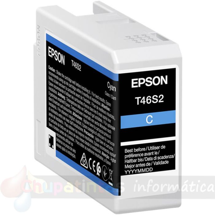 Epson T46S2 Cian Cartucho de Tinta Original - C13T46S200-2