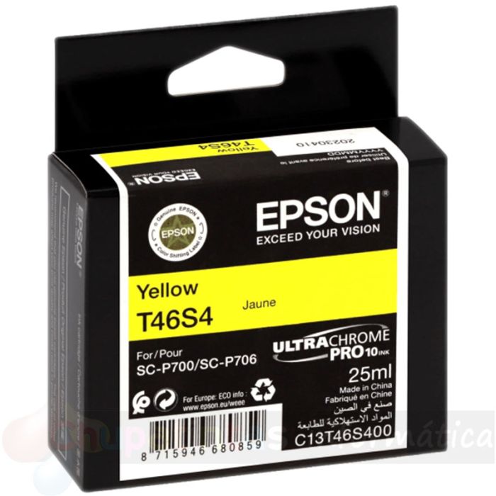Epson T46S4 Amarillo Cartucho de Tinta Original - C13T46S400-1